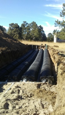 infiltrators installed septic